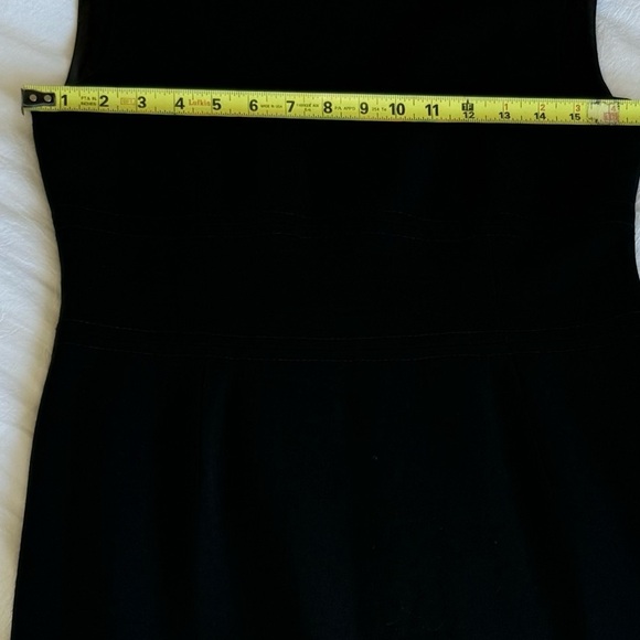 Designer FRANCO MIRABELLI CLASSIC LITTLE BLACK DRESS OFFICE EVENING SIZE 6 lined - Picture 10 of 11